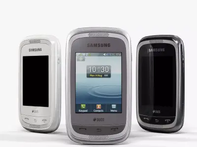 Samsung C3262 Champ Neo DUOS Low-poly 3D model