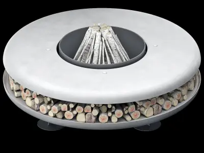 Fire pit moon  3D model