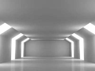 Sci Fi Corridor 3D model