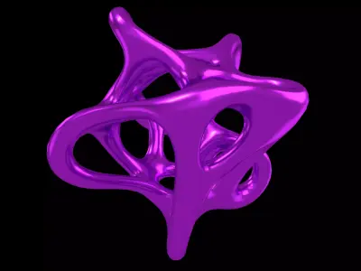 Abstract Shape v41 006 Low-poly 3D model