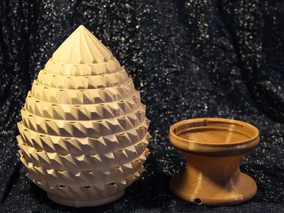 PINE CONE LAMP - LAMPIGNA 3D print model