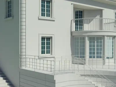 Hill mansion  3D model