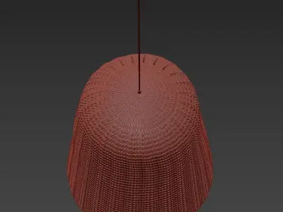 Rice Husk Light Shades 3D model