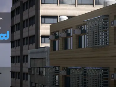 TW Street 003 3D model
