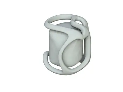 SciFi Shape Object Low Poly86 Low-poly 3D model