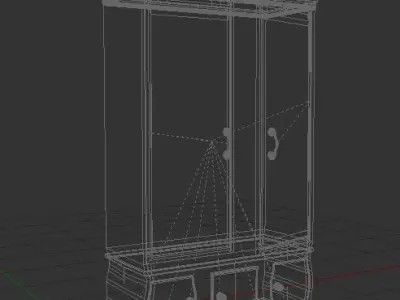 Victorian Wardrobe 3D model