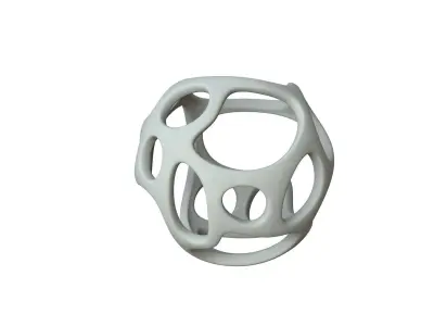 SciFi Cube Object No 36765 Low Poly Shape Texture