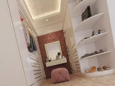 Dressing Room wardrobe clothes   3D model