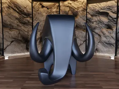 Elephant Creature Figure Fan Art Toy  3D print model