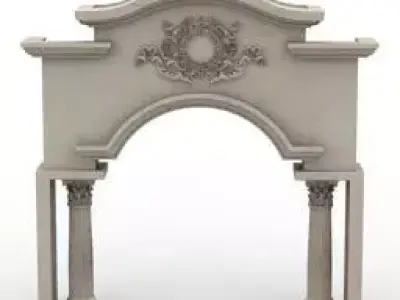 classic gate 3D model purchase