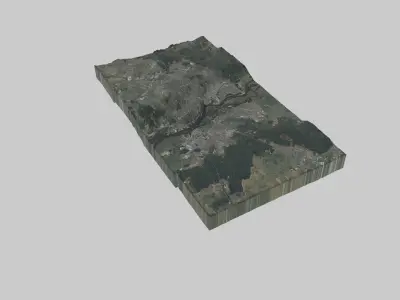 KIEV City Low-poly 3D model