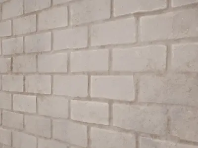 Brick Wall Painted Material Texture