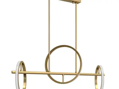 Rack and row luminaire GRACE 3D model