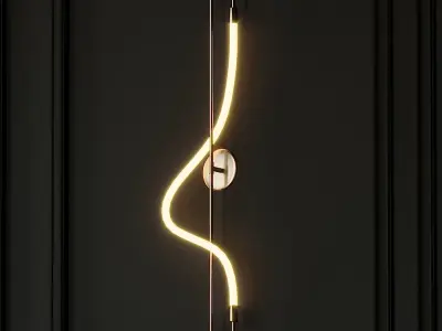 Aura Sconce by Luke Lamp Co 3D model