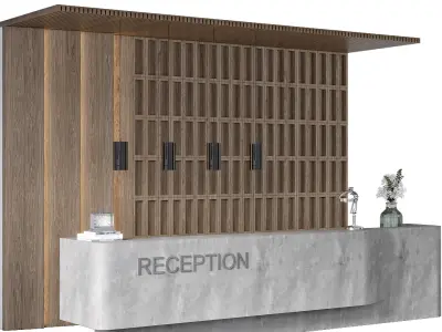 RECEPTION DESK NO5 A 3D model