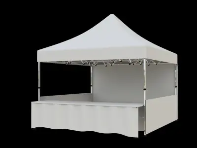 Marketing tent 4x4m 3D model