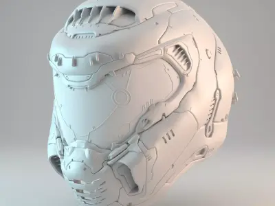 Doom Eternal Slayer Helmet 3D print model