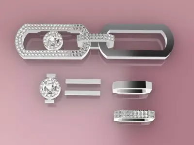 messika pave So Move XL 3D print model