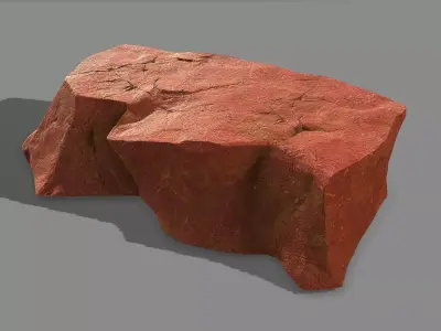 Mountain Rock 04 Low-poly 3D model