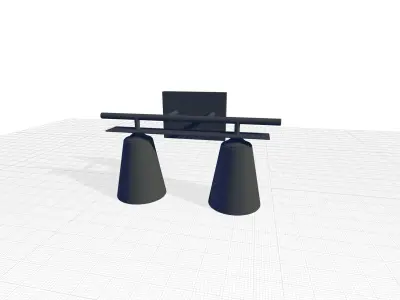 Rumbaugh Dimmable Vanity Light 3D model