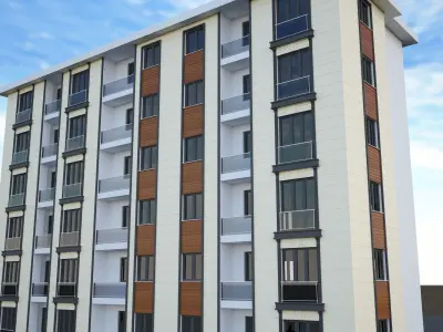 Ornate building 3d model 9 3D model