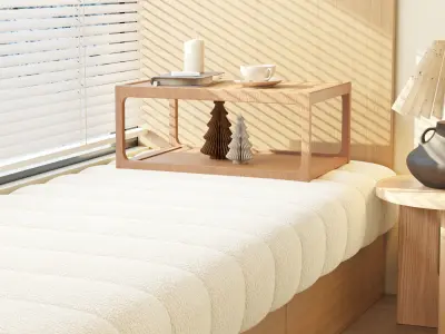 Comfortable bedroom 3D model