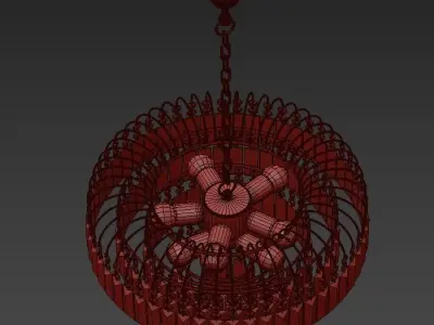 Chandelier Sabina E 1 5 46 100 N 3D model