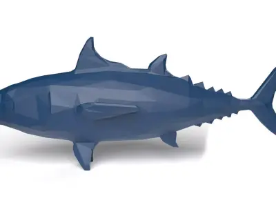Bonito Low Poligonal Low-poly 3D model