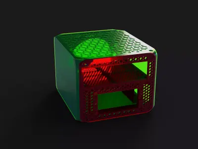 Sunshine ITX NAS CASE 6 SSD SFX 140mm FAN MESH Free 3D print model