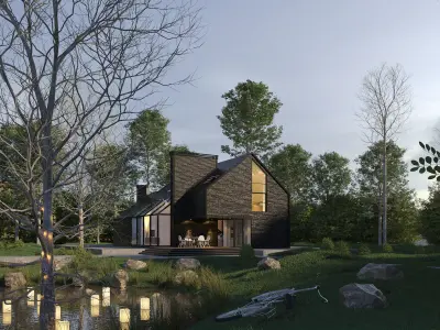 Black House Blues 3D model