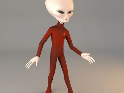 Grey Alien 3D model