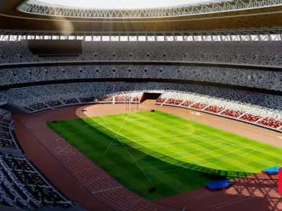 New National Stadium Tokyo - Japan - 2020 Olympics 3D model
