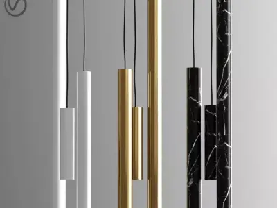 A-tube Pendant Light 3D model