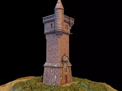 Airlie Monument Scotland 3D model