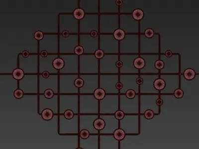 Wall mirror 15 3D model