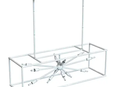 Crate and Barrel - Jaxon Chandelier 3D model