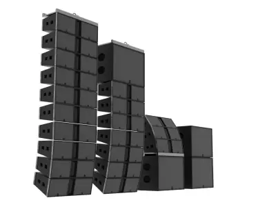 Line Array Sound Systems 3D model