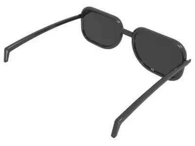 Classic Sunglass Low-poly 3D model