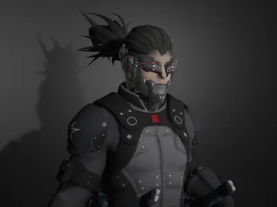 Cyborg gear 3D model