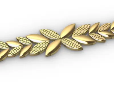 Gold bracelet chains new collection 21-30 3D print model 3D print model