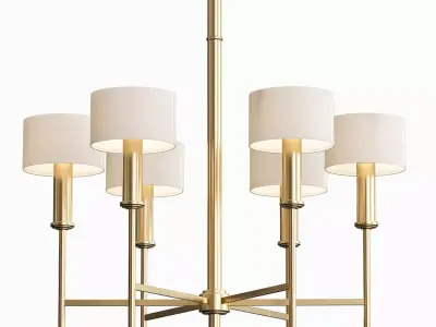 Jonathan Browning Modern Chandelier 3D model buy