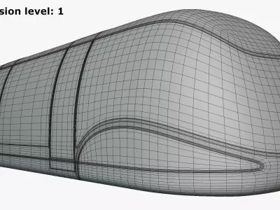 Passenger transporter 3D model