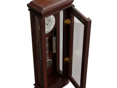 classical wall clock Free 3D model