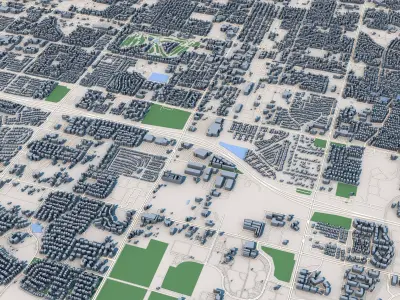 Chandler City Arizona USA 3D model