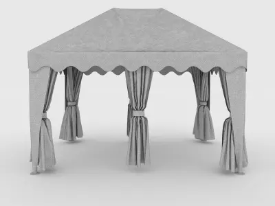 Gazebo Tent 9 250 cm X 350 cm 3D model