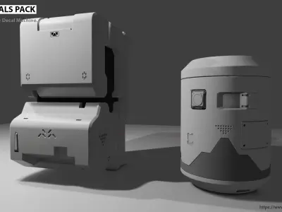 68  Sci-Fi Decals Pack Texture