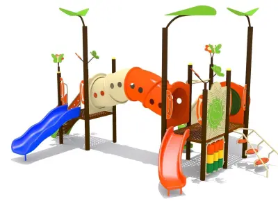Kids Playground Low-poly 3D model