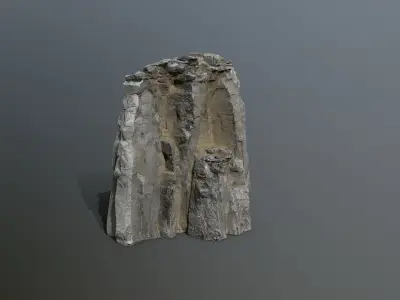 Rock Set Low-poly 3D model 50
