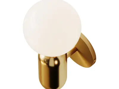 Aballs Wall Light Low-poly 3D model