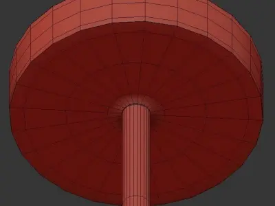 6 LIGHT PENDANT 3D model